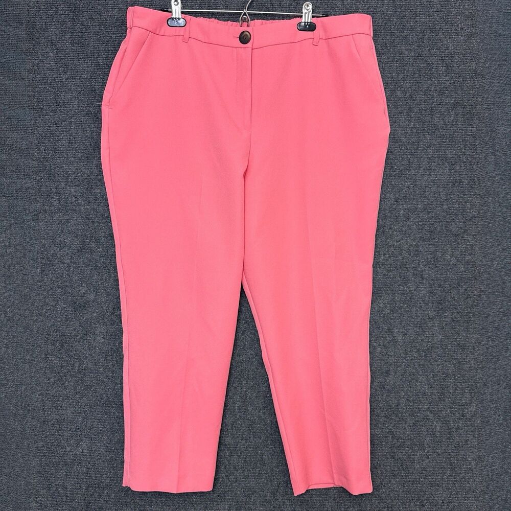 River Island Womens Trousers Dress Pants Pink Career Teacher 16